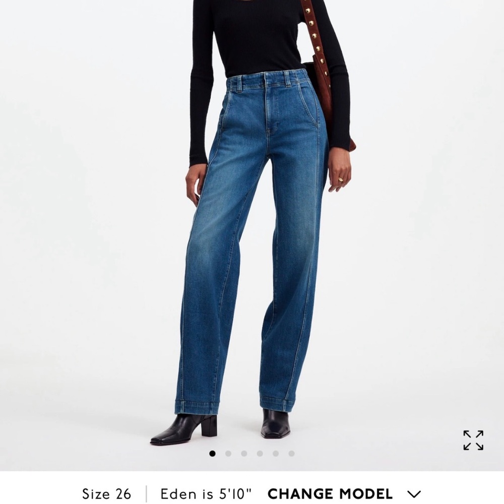Madewell Tapered Denim Jeans in Calvert
